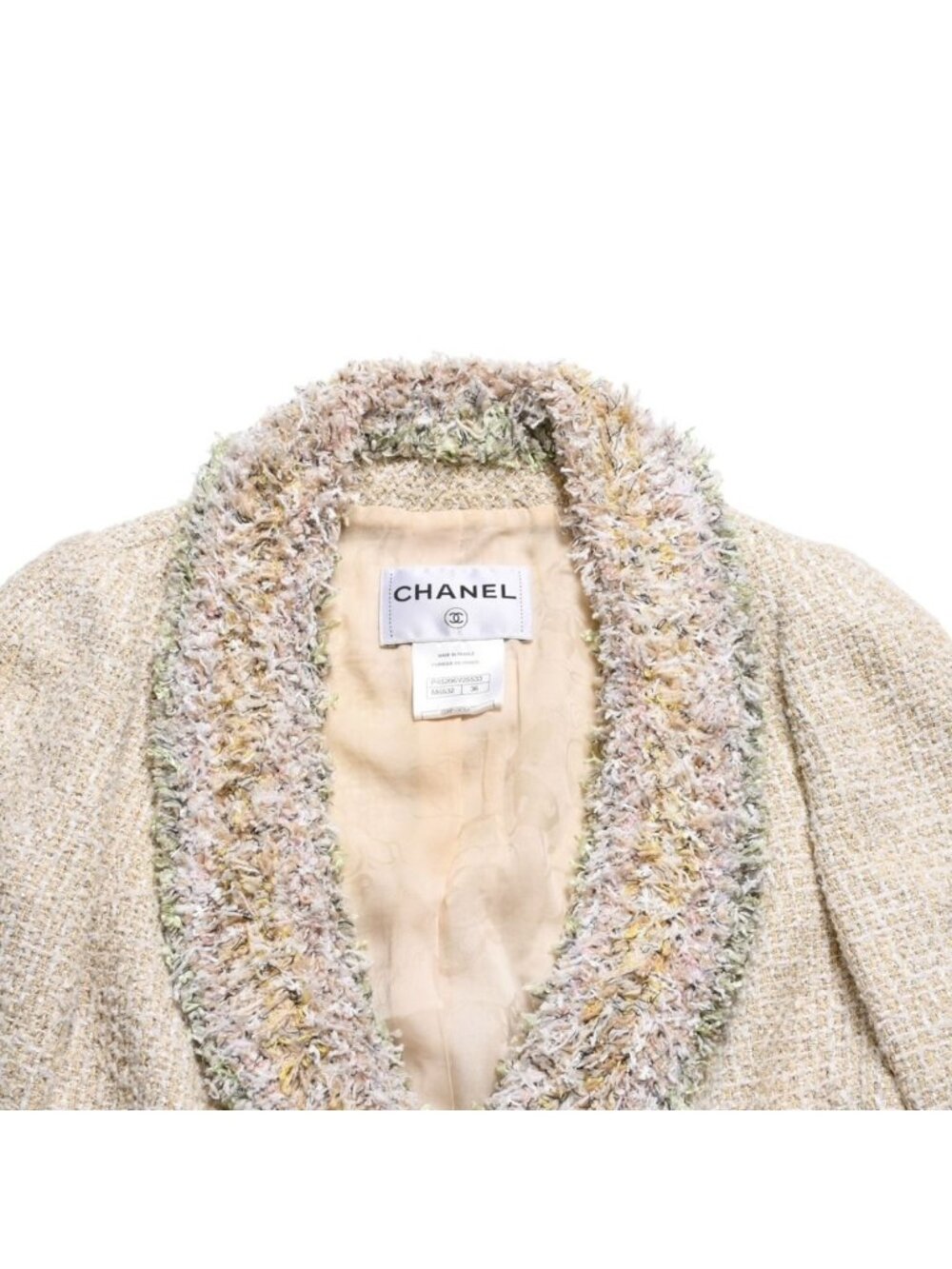 Chanel Set Tweed Jacket Inner Multicolor - Picture 5 of 16